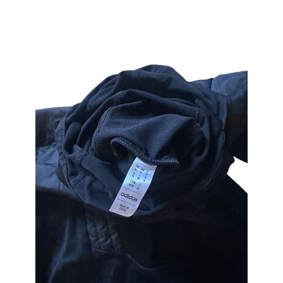 Adidas womans size XL black sweater with face mask hood - Picture 3 of 3